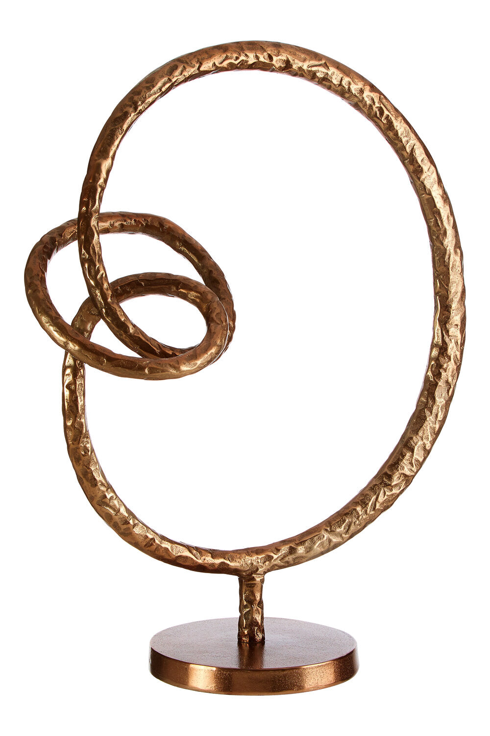 Image of Nexus Round Rough Bronze Sculpture