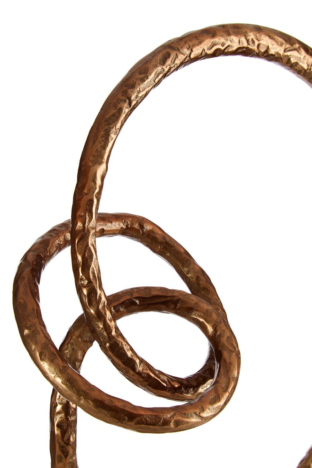 Image of Nexus Round Rough Bronze Sculpture
