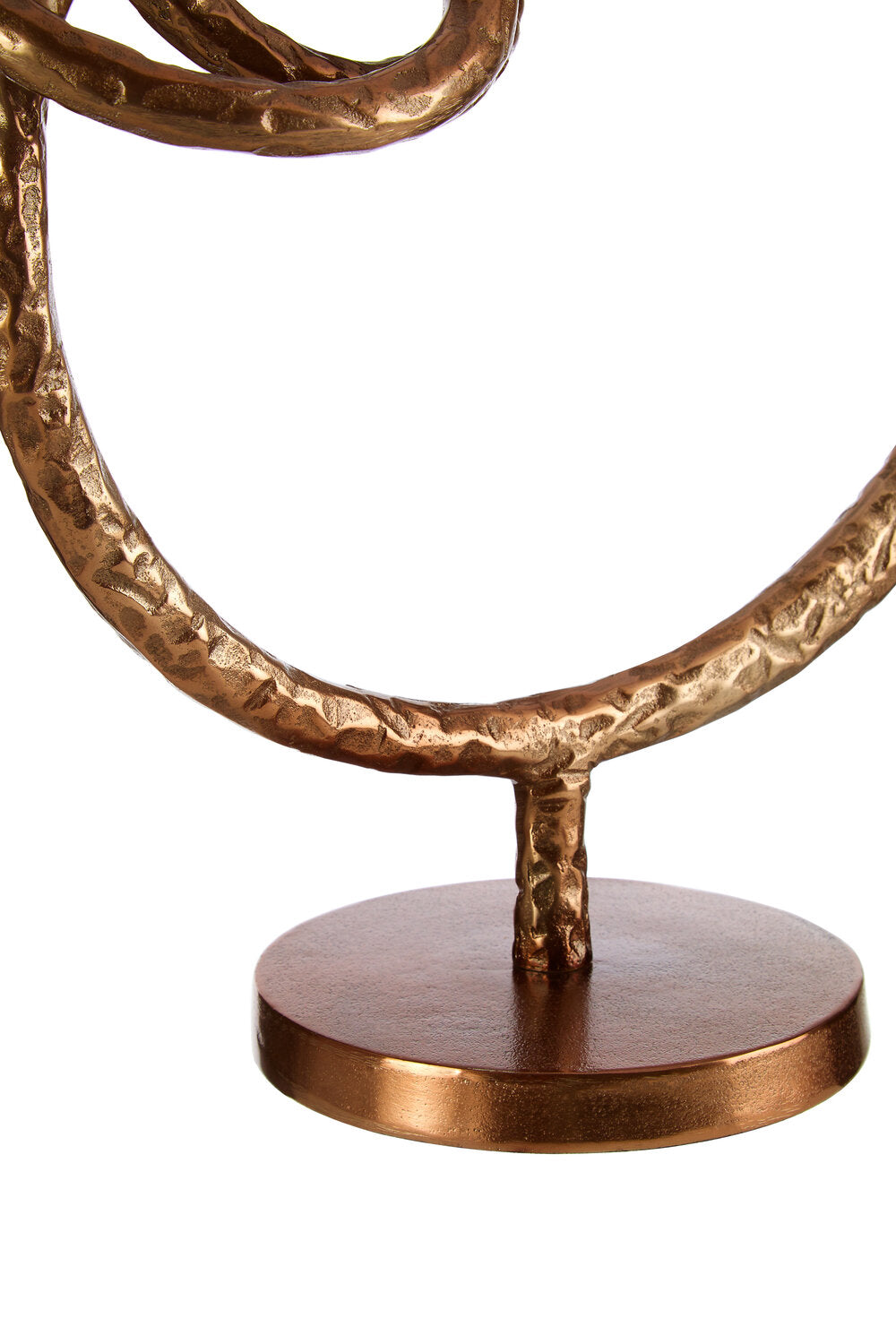 Image of Nexus Round Rough Bronze Sculpture