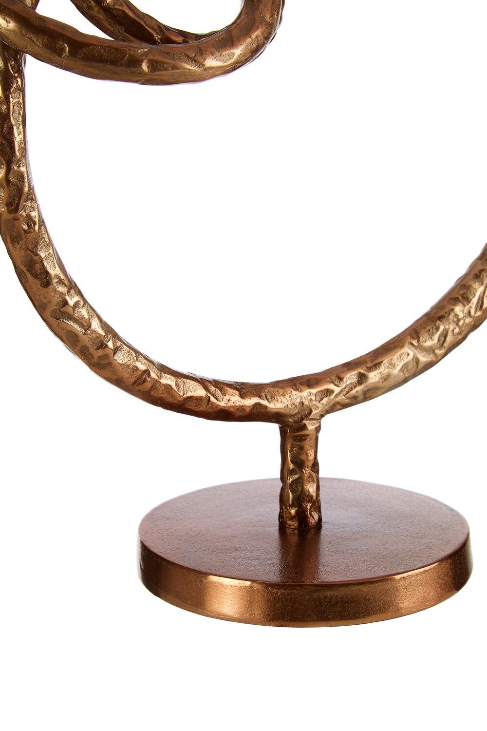 Image of Nexus Round Rough Bronze Sculpture