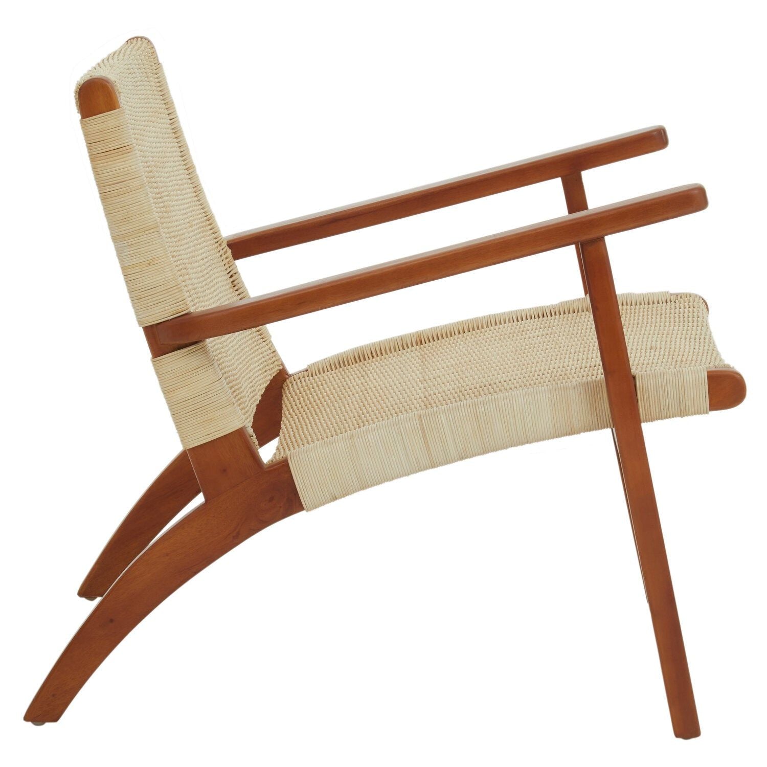 Image of Java Woven Chair In Natural Rattan - Additional