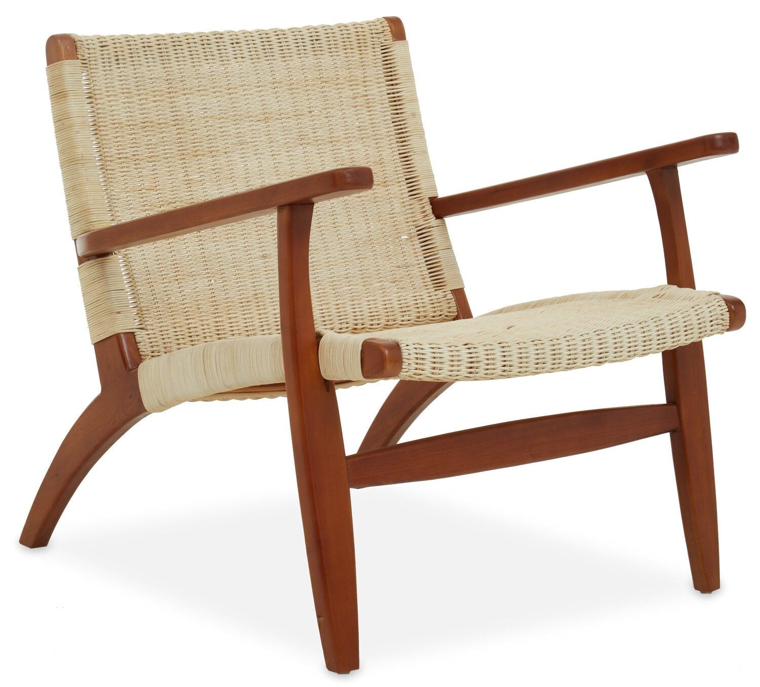 Image of Java Woven Chair In Natural Rattan - Main