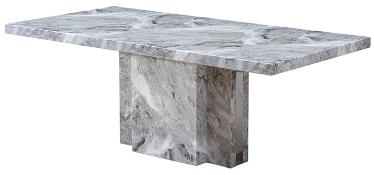 Image of Saronno Grey Marble Dining Table - Main