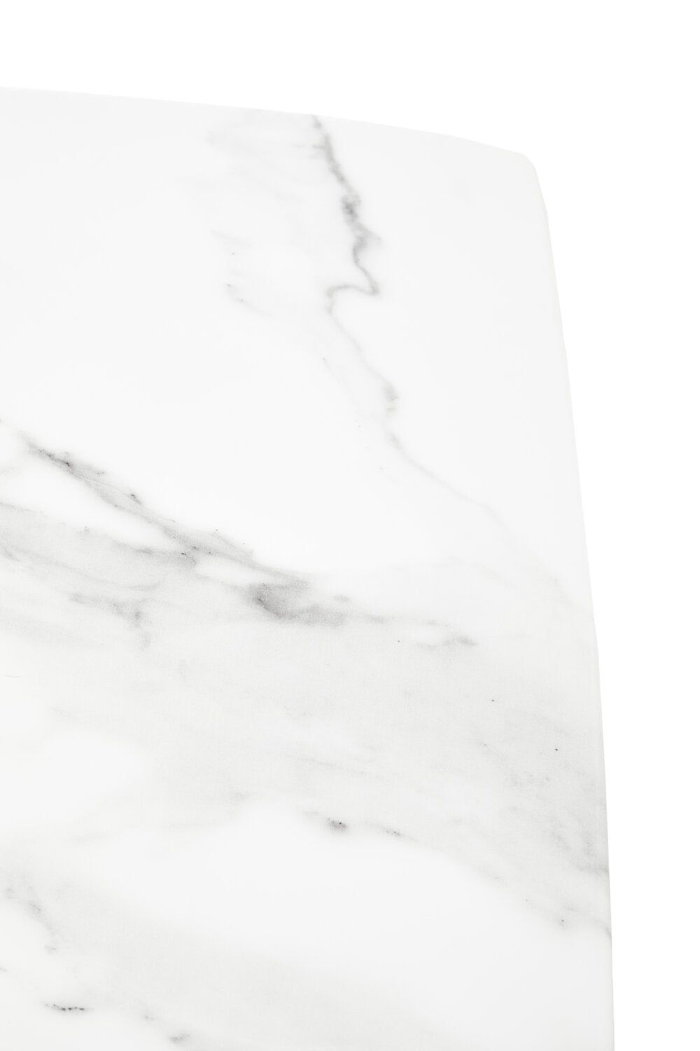 Image of Sesto White Marble Console Table - Macro