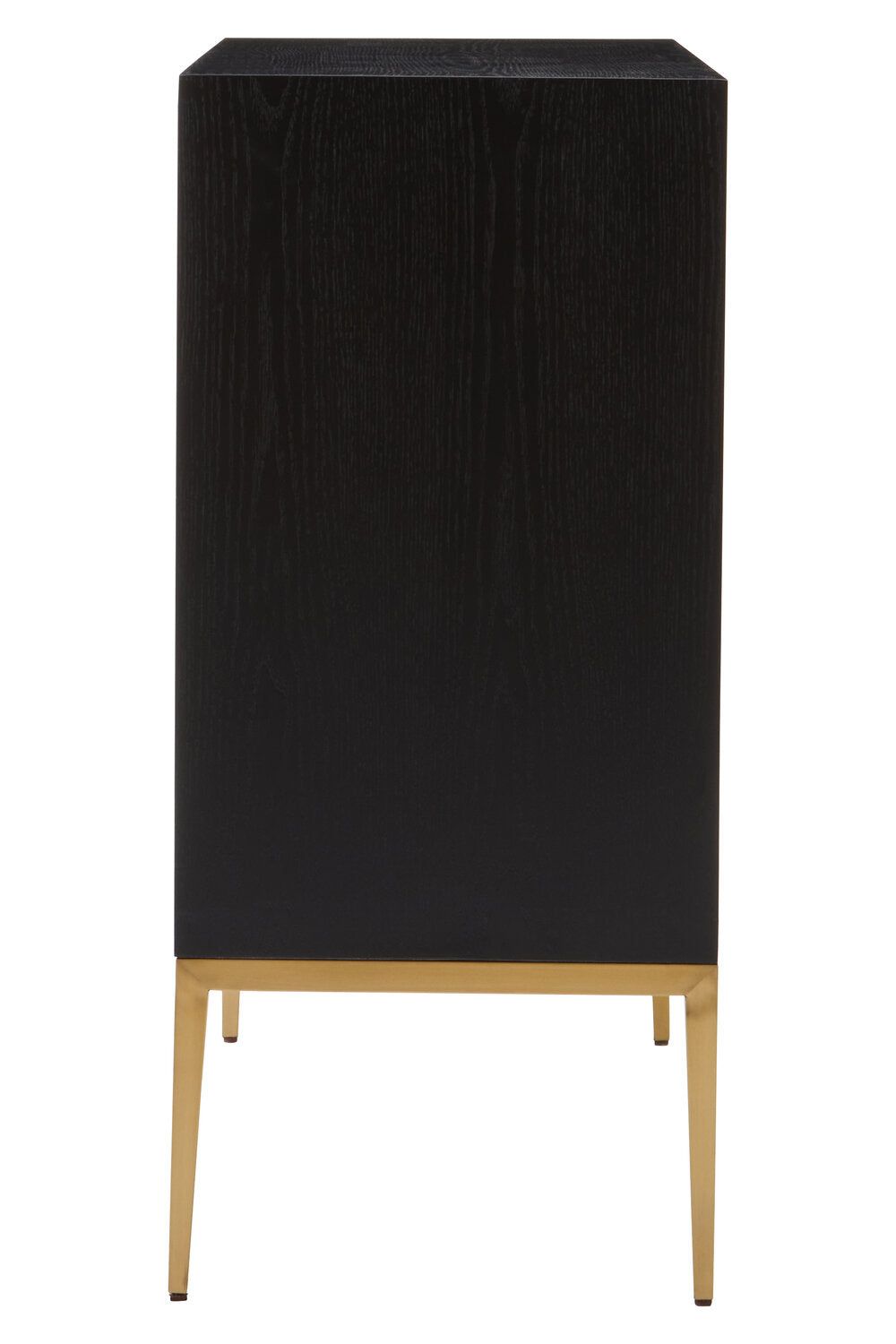 Image of Davoli Black and Gold Two Door Sideboard