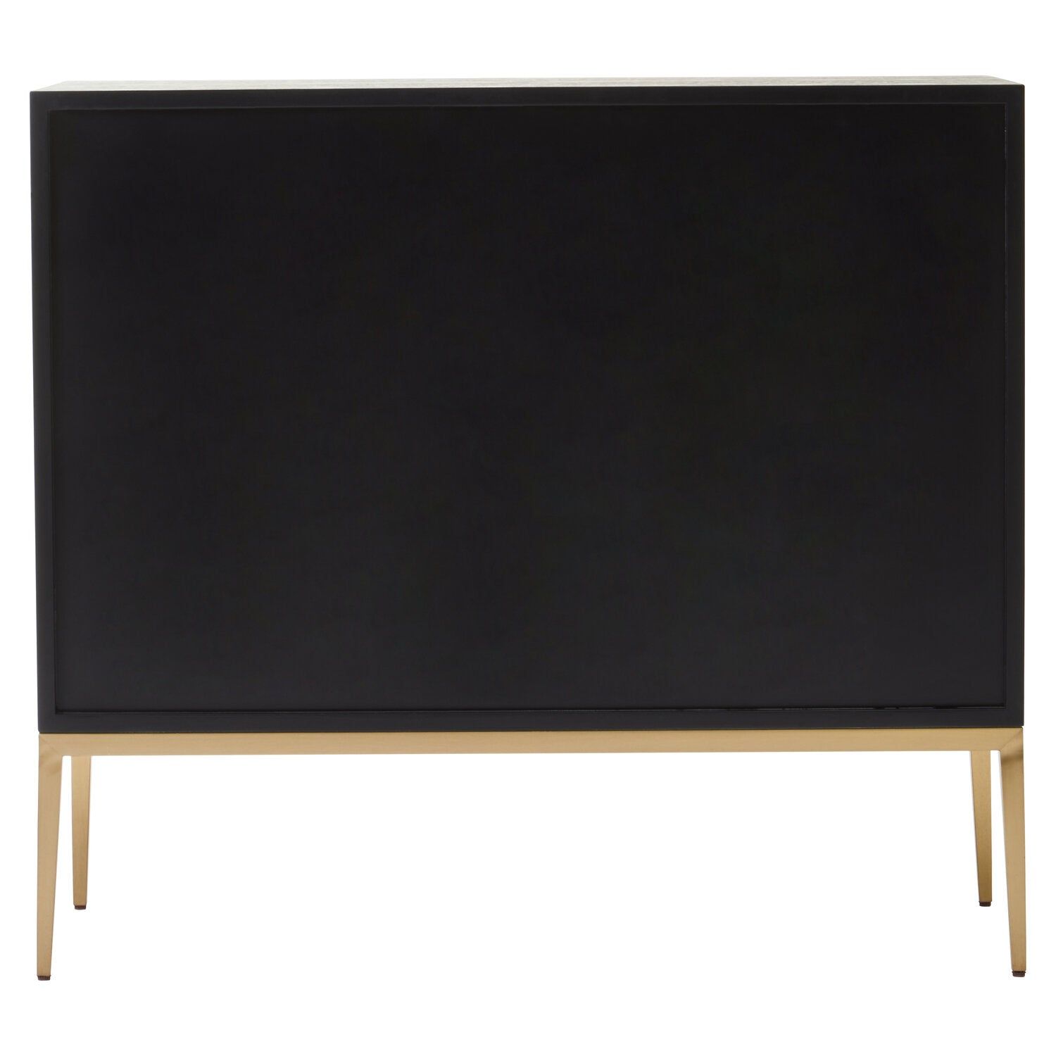 Image of Davoli Black and Gold Two Door Sideboard