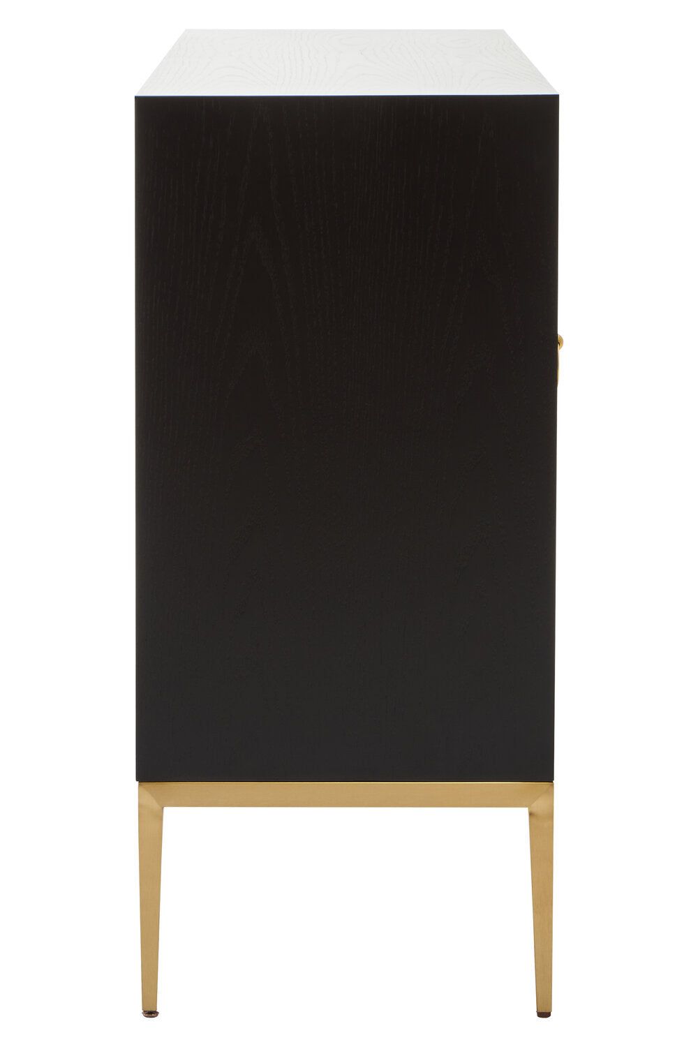 Image of Deruta Grey Shagreen Effect 4 Door Sideboard