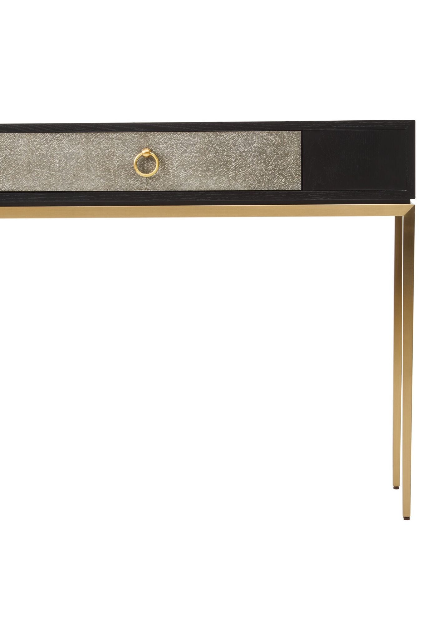 Image of Deruta Shagreen Effect One Drawer Console Table