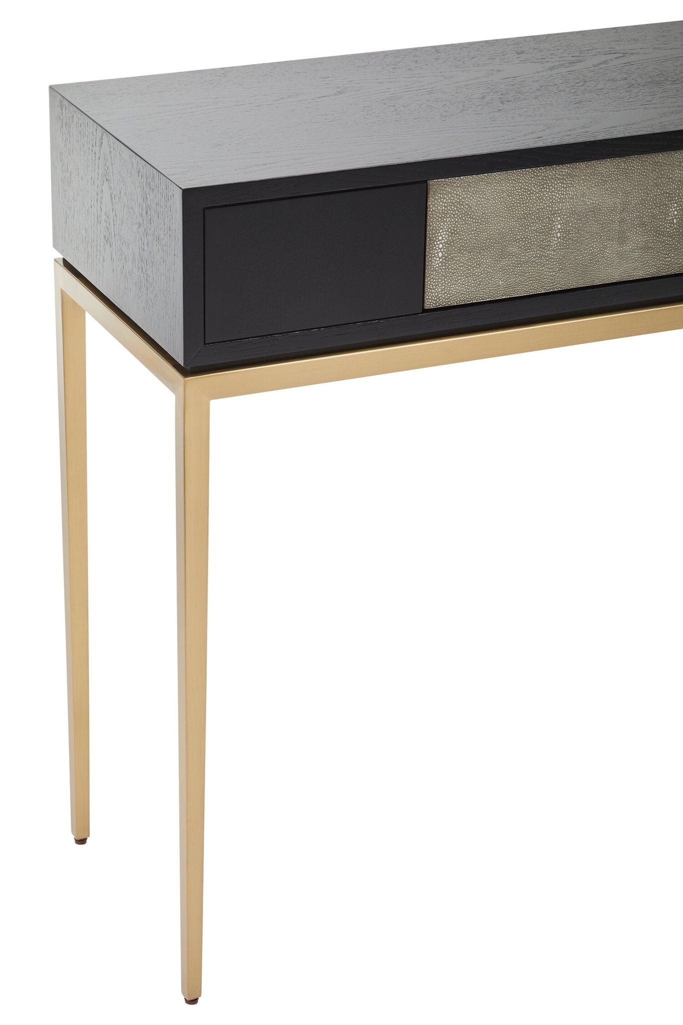 Image of Deruta Shagreen Effect One Drawer Console Table