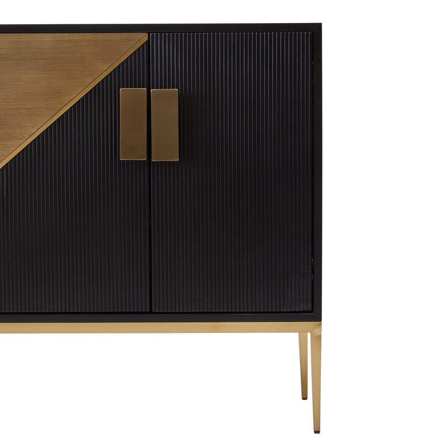 Image of Davoli Black And Grey Sideboard - Macro