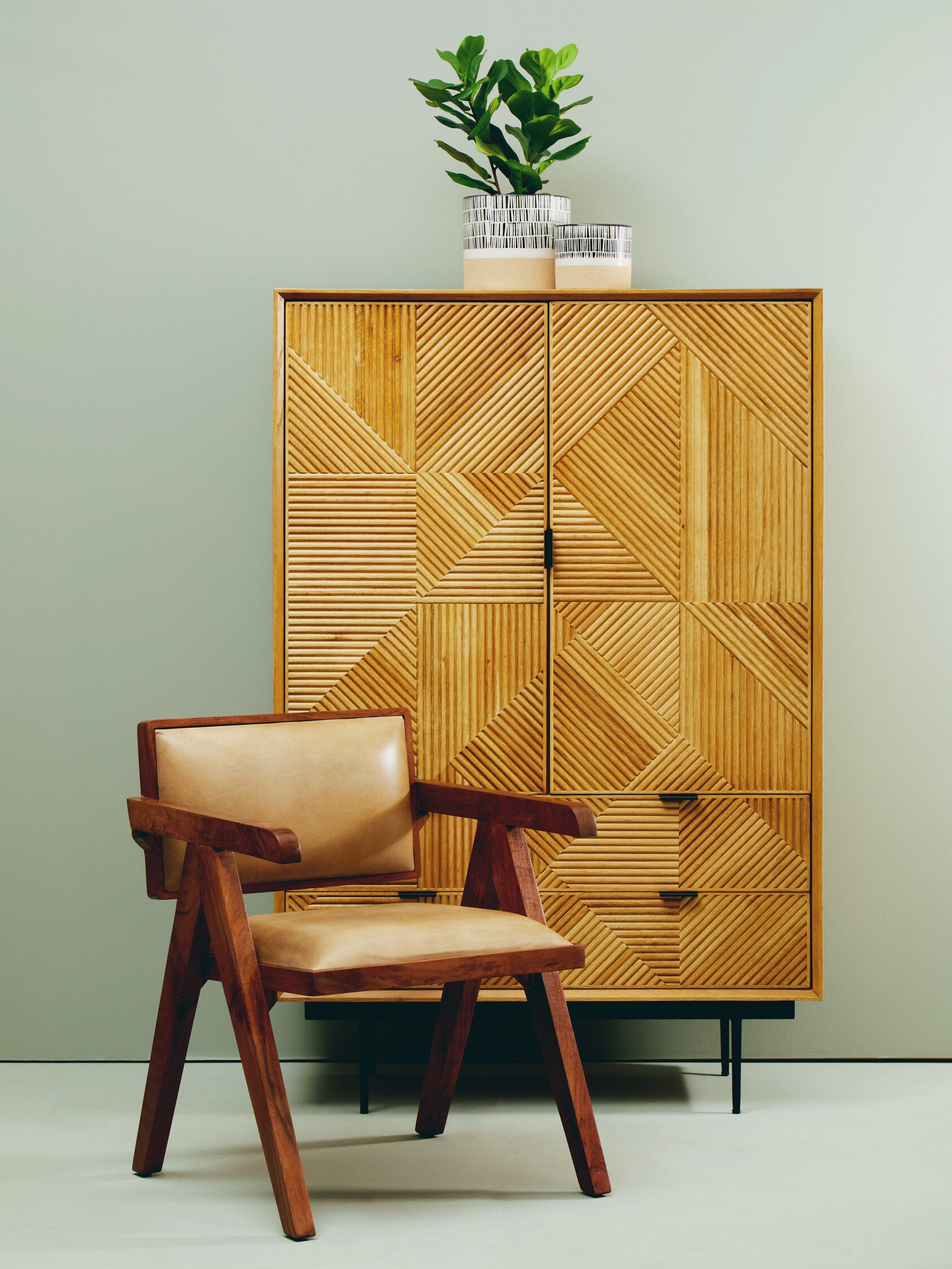 Image of Buffalo Natural Leather Chair