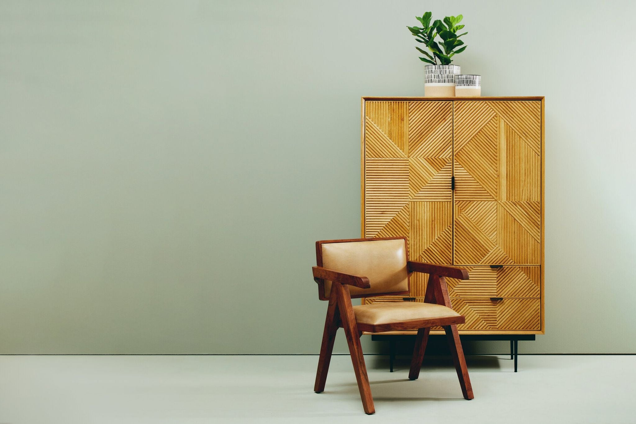 Image of Buffalo Natural Leather Chair