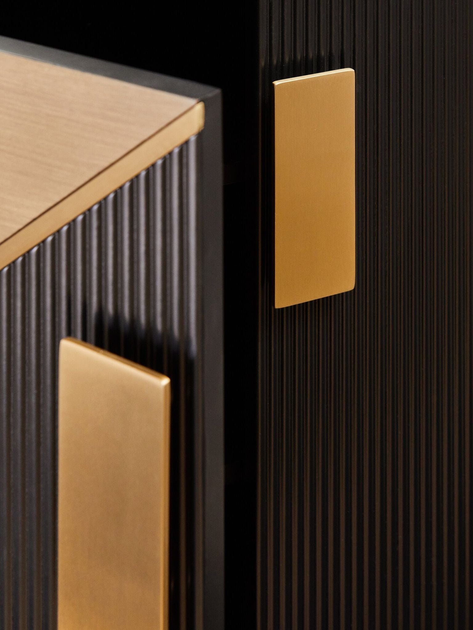 Image of Davoli Black And Grey Sideboard