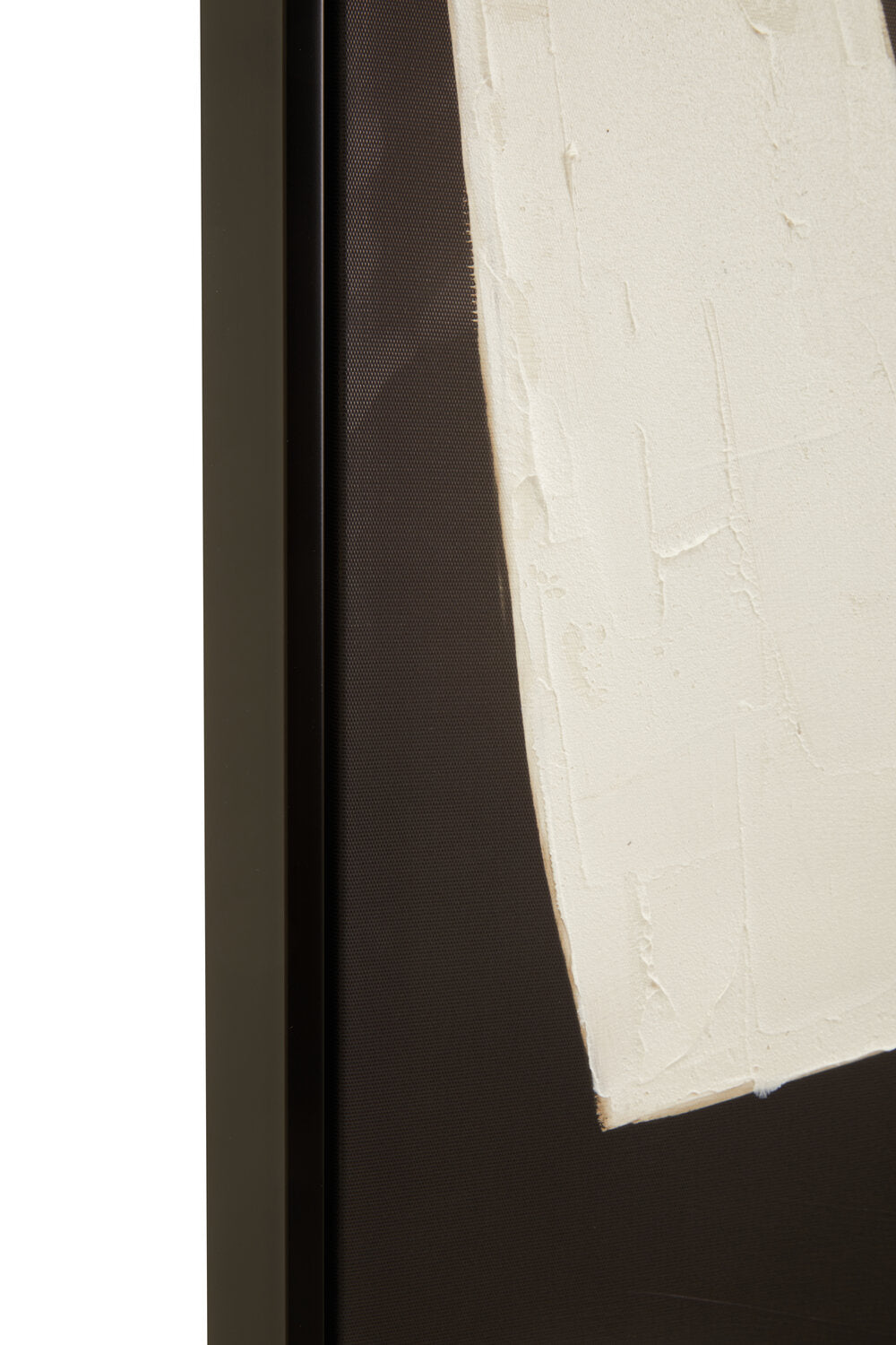 Image of Astratto Monochrome Abstract Textured Wall Art - Macro