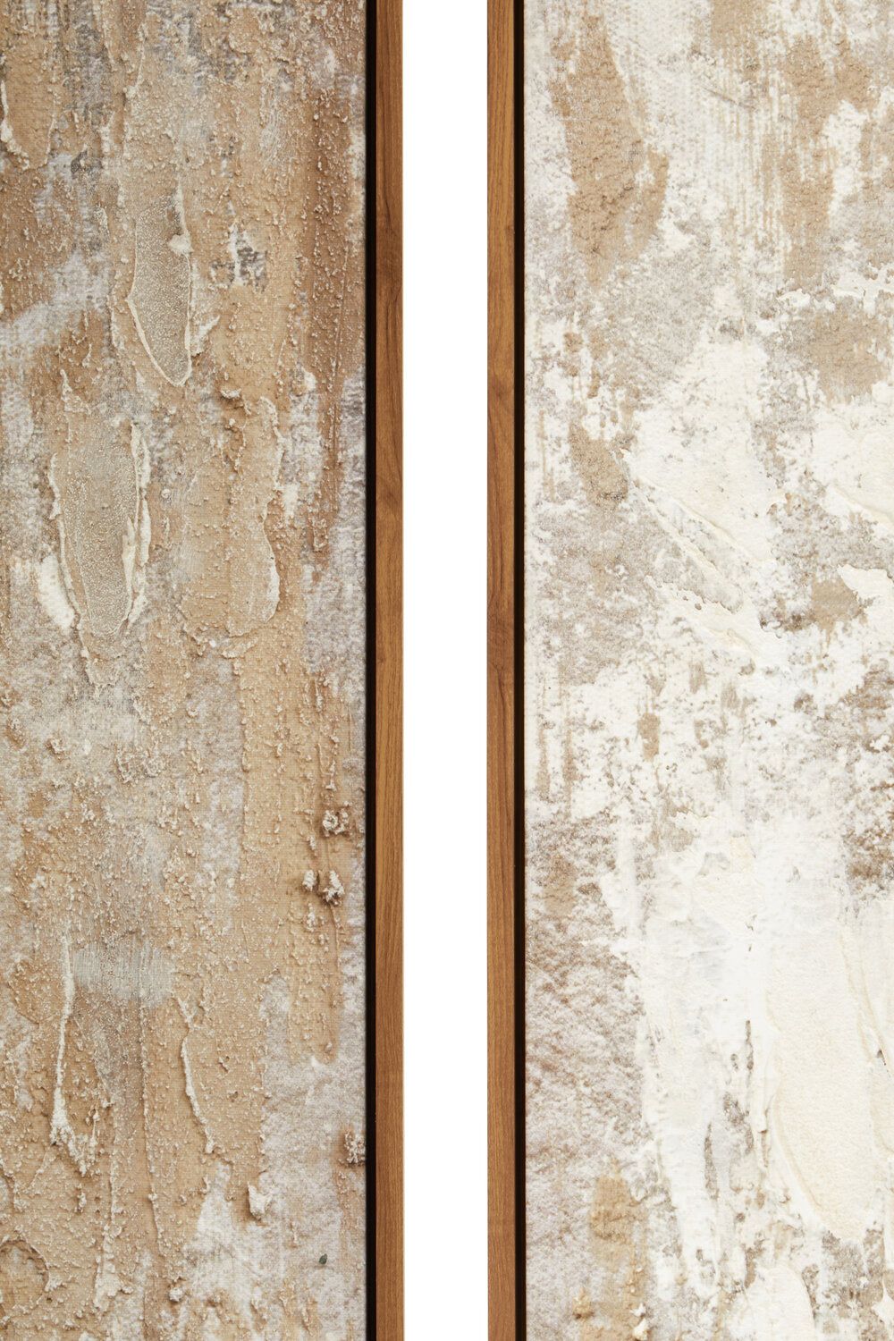 Image of Astratto Set of 2 Neutral Tones Textured Wall Art