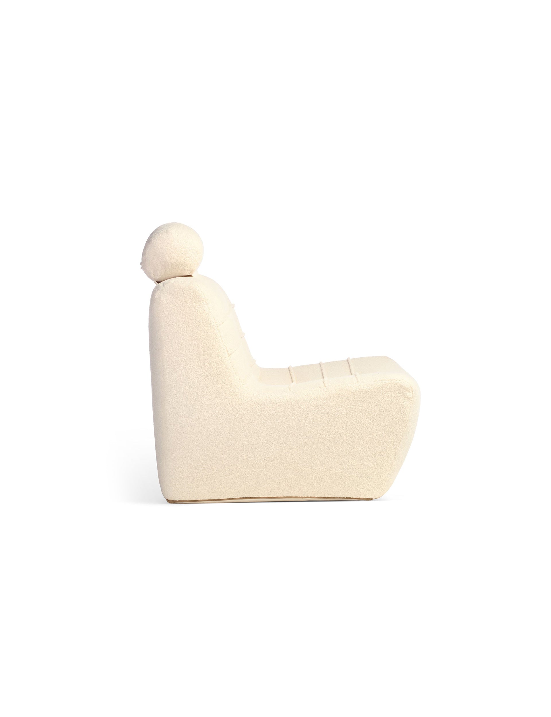 Arlo Vanilla Boucle Armchair UK Made