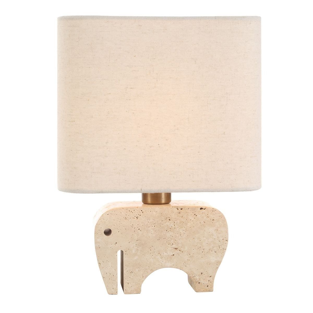 Image of Tusk Travertine Accent Lamp