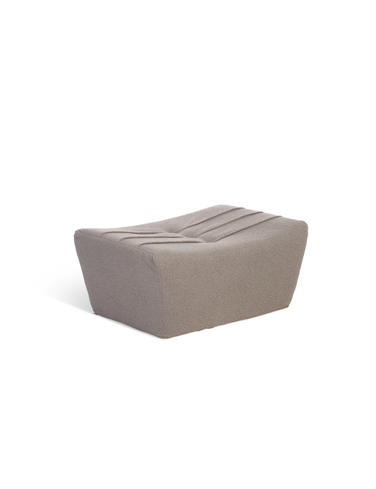 Arlo Shadow Grey UK Boucle Footstool