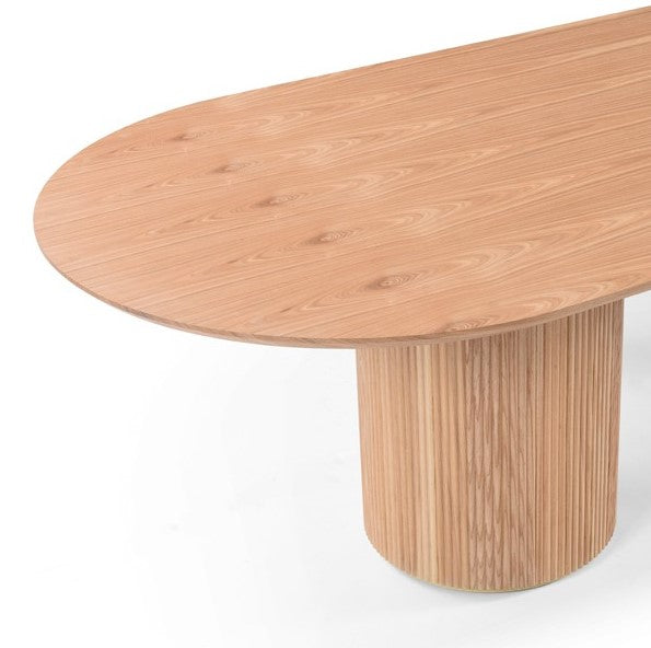 Image of Lantine 320 Dining Table -  Pill Shaped - Ash Oak