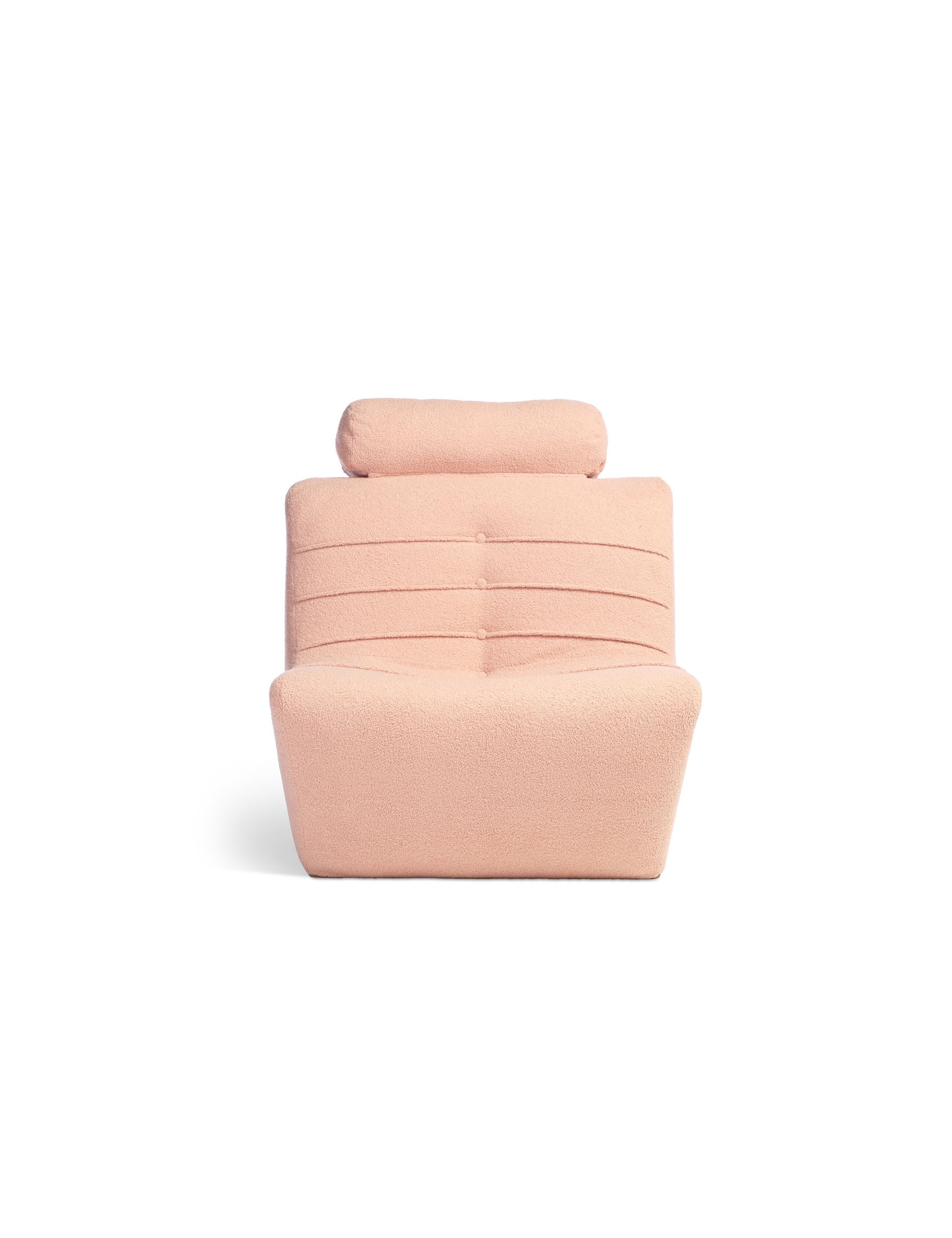 Arlo Pink Boucle Comfortable UK Made Chair