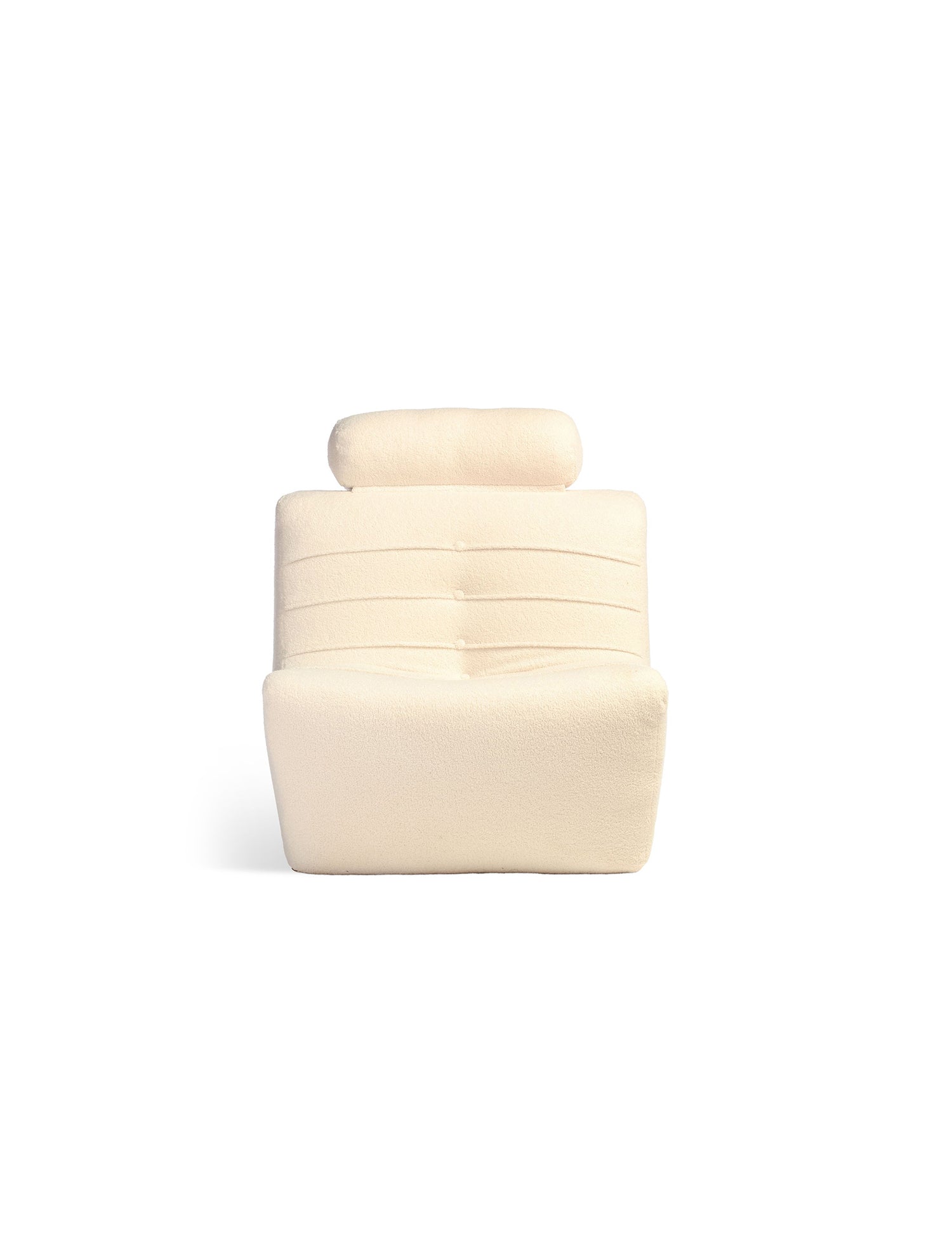 Arlo Vanilla Boucle Armchair UK Made