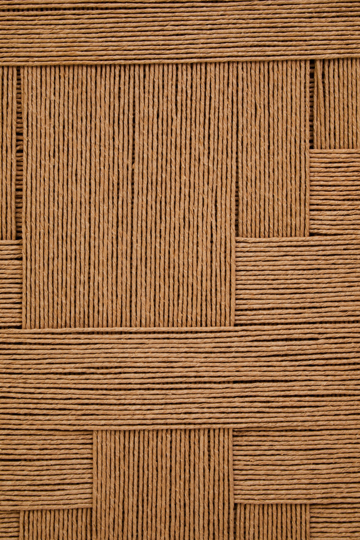 Image of Teora Mango Wood Paper Rope Detail Four Door Sideboard