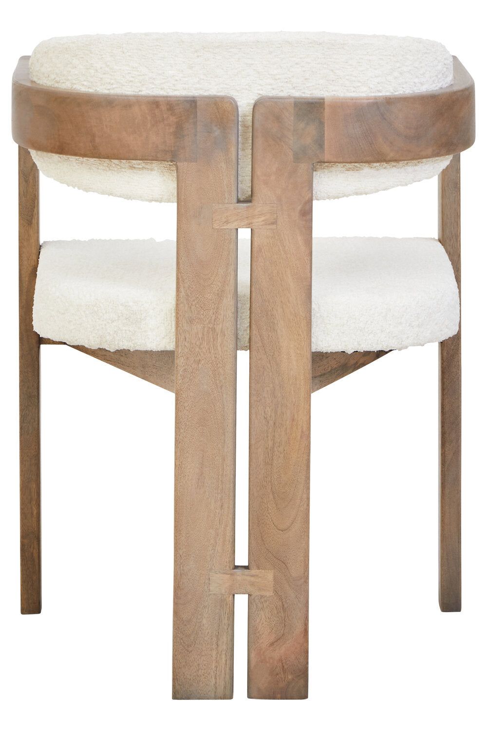 Image of Torello Grey Mango Wood Chair - Additional