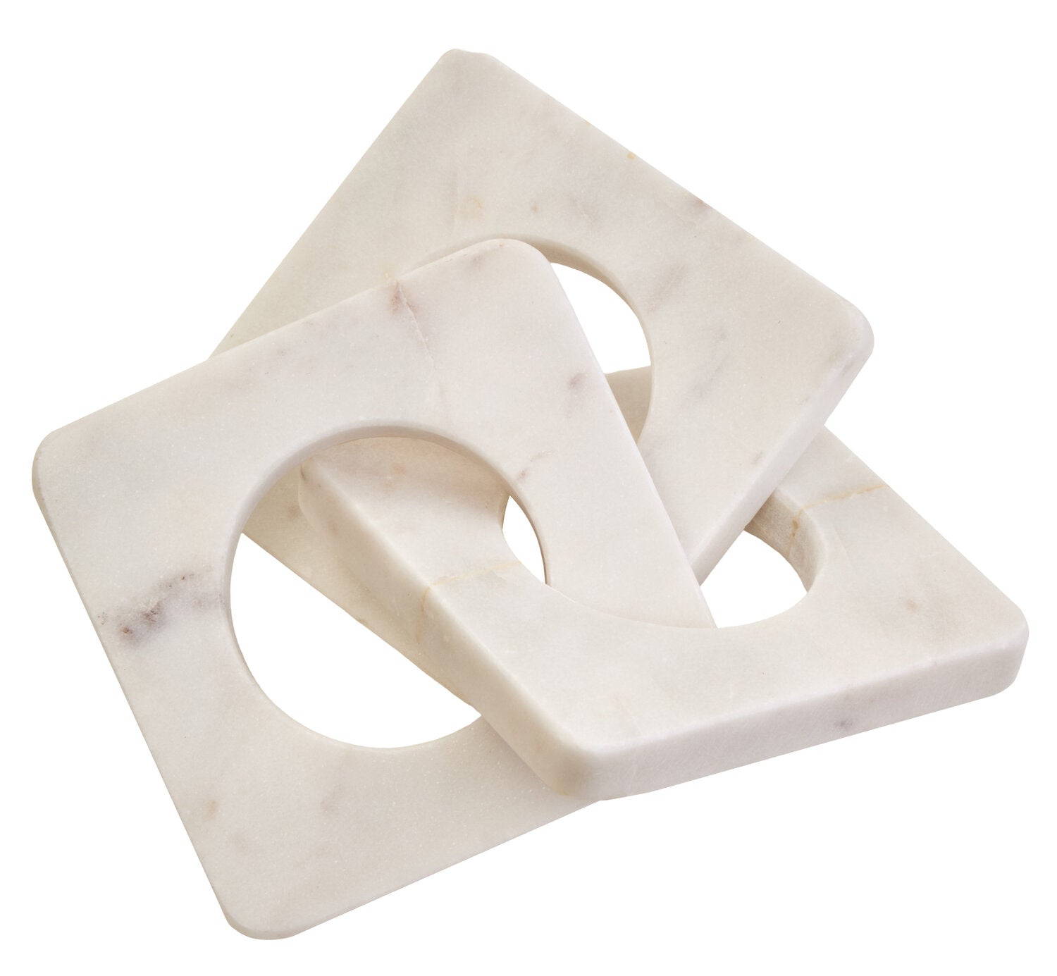 Image of Nason White Marble Three Link Chain - Additional