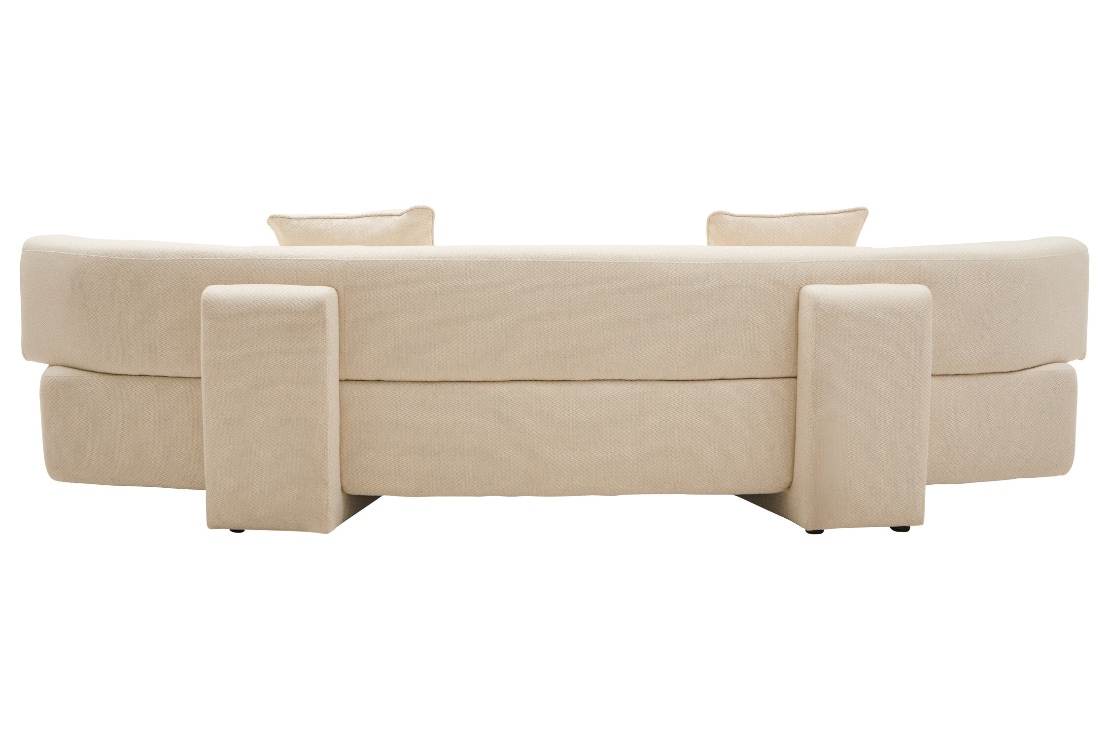 Image of Ozzano Cream Linen 3 Seater Sofa