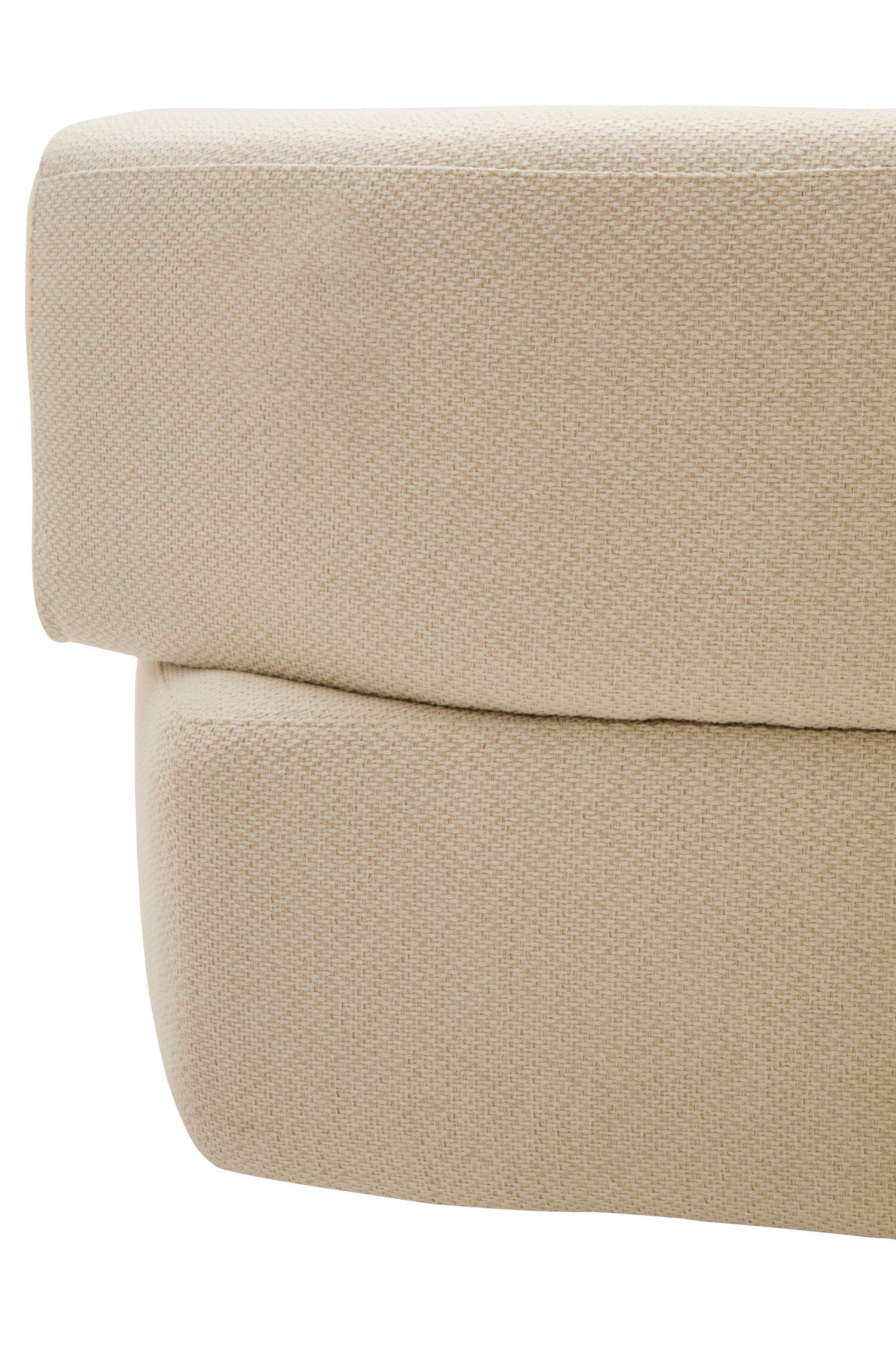 Image of Ozzano Cream Linen 3 Seater Sofa