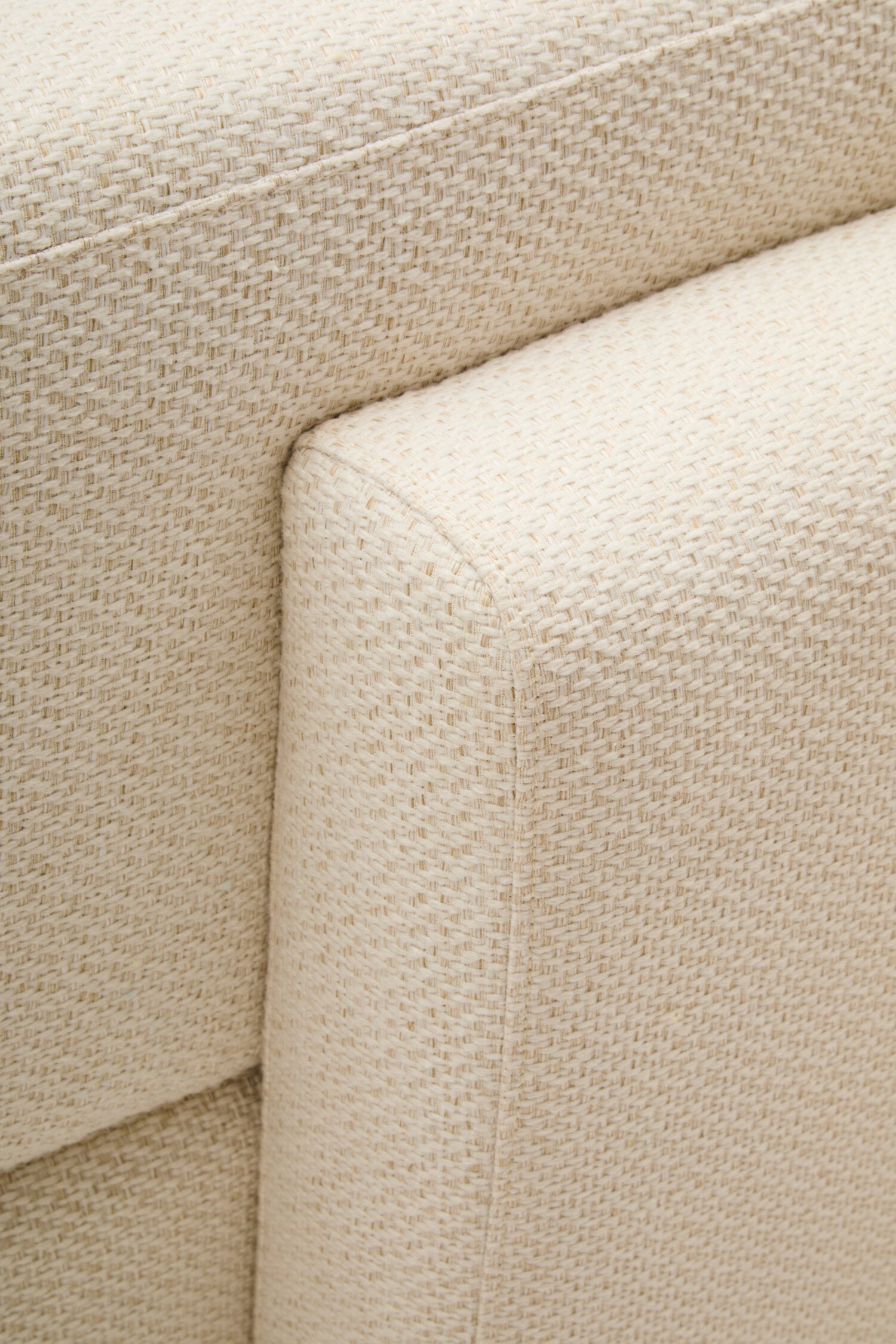 Image of Ozzano Cream Linen 3 Seater Sofa