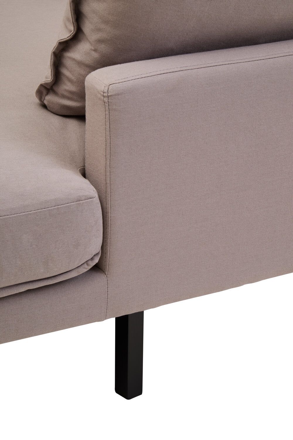 Image of Troyes Grey Three Seat Right Chaise Sofa