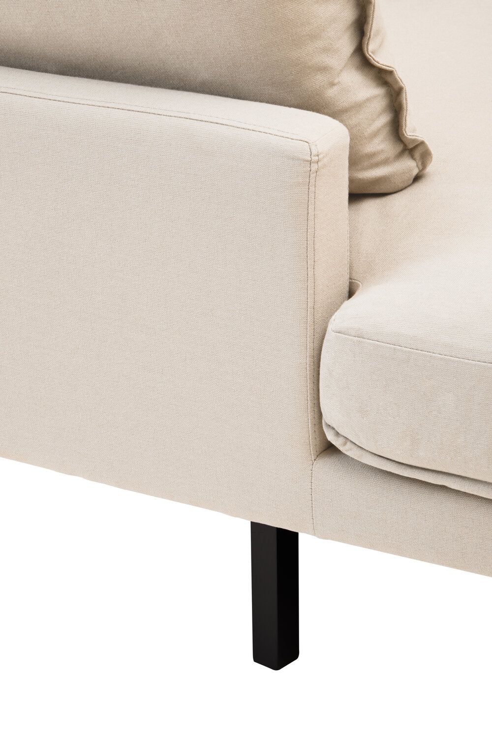 Image of Troyes Cream Three Seat Left Chaise Sofa