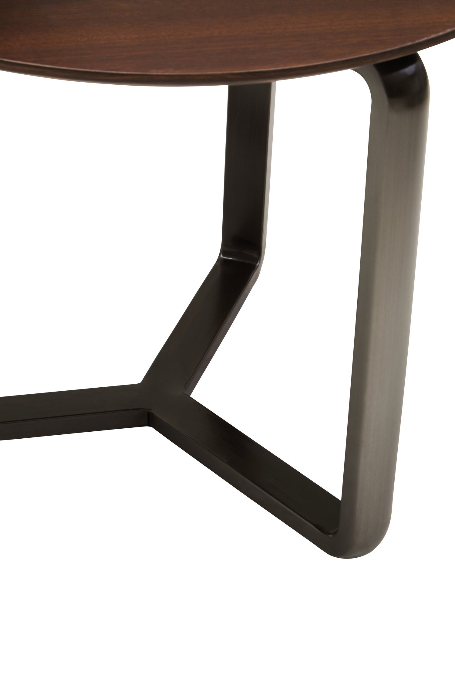 Image of Imperia 2 Tier Round Veneer and Ceramic Coffee Table