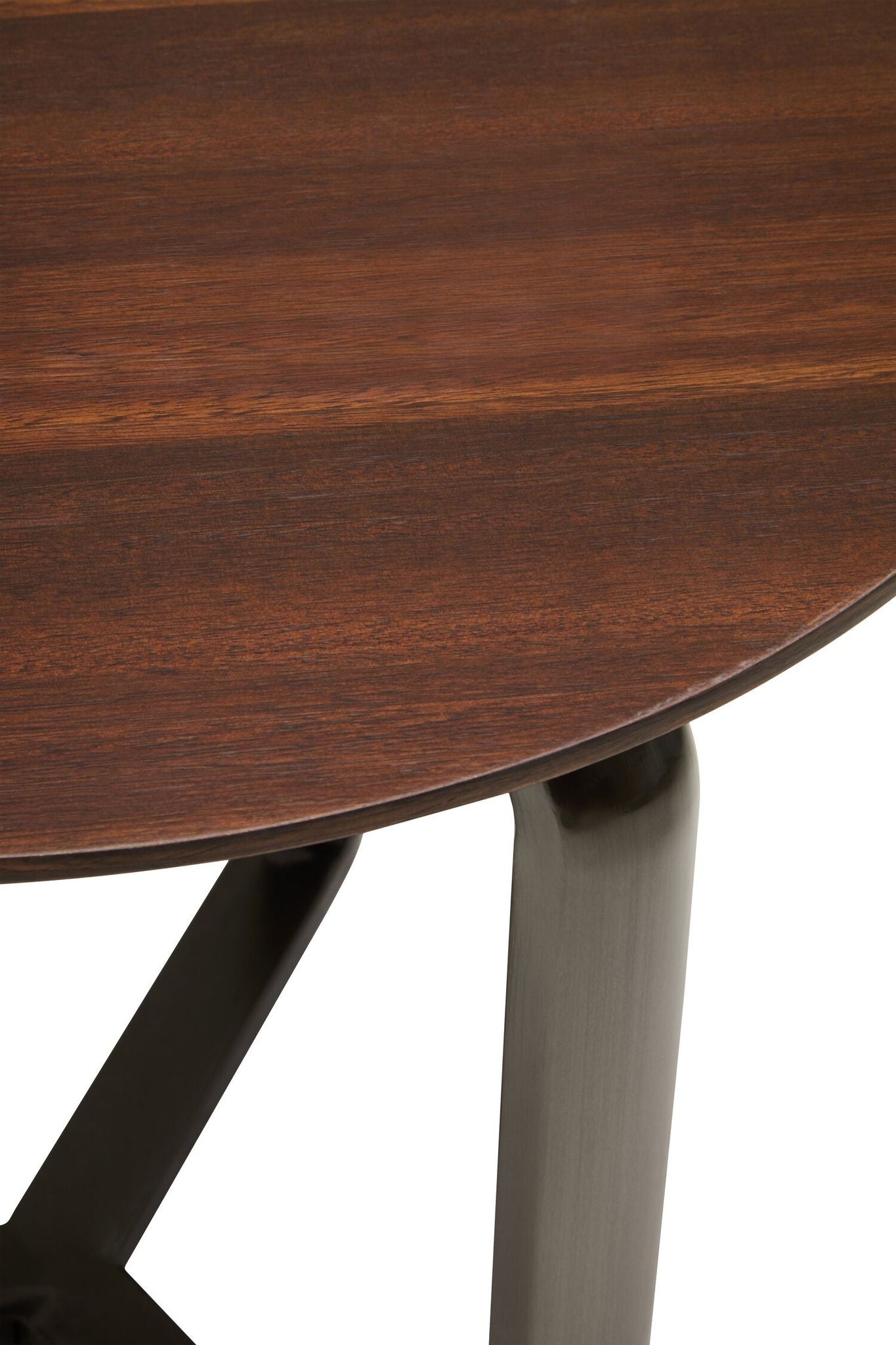 Image of Imperia 2 Tier Round Veneer and Ceramic Coffee Table