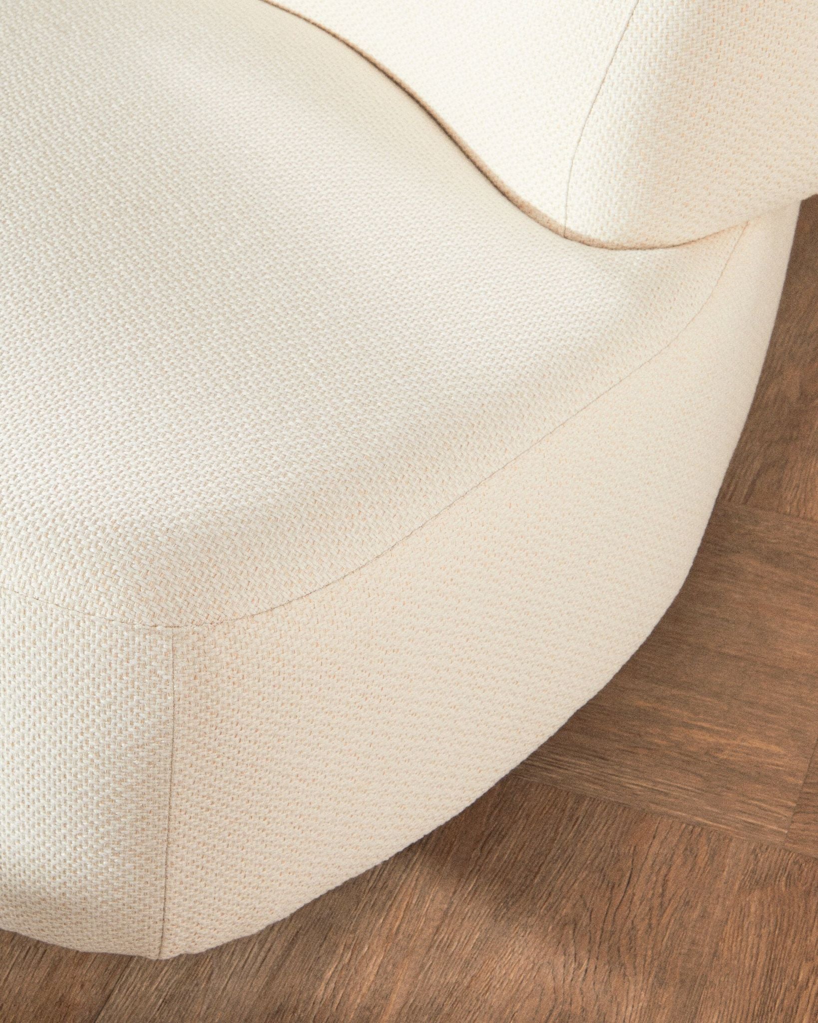 Image of Ozzano Cream Linen 3 Seater Sofa