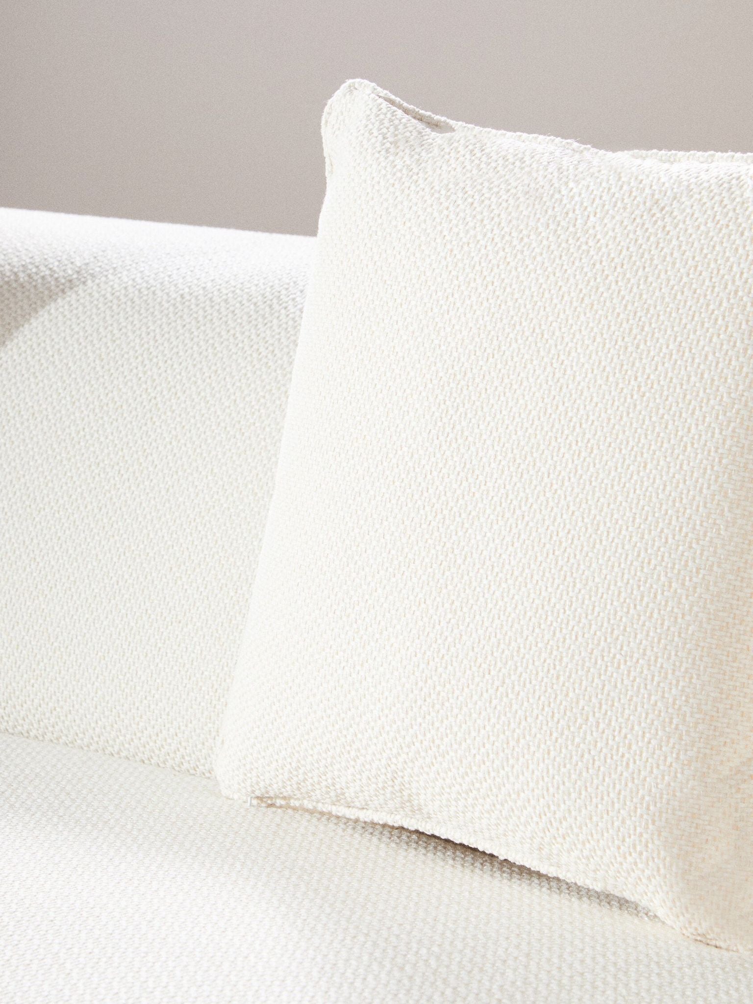 Image of Ozzano Cream Linen 3 Seater Sofa