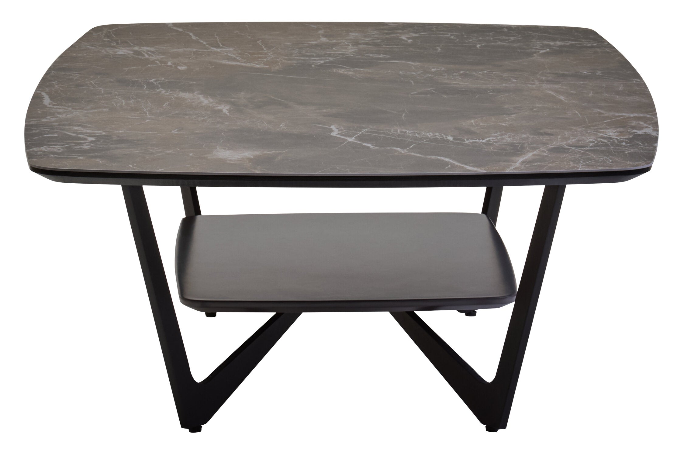 Image of Imperia Grey Ceramic Marble Effect Coffee Table