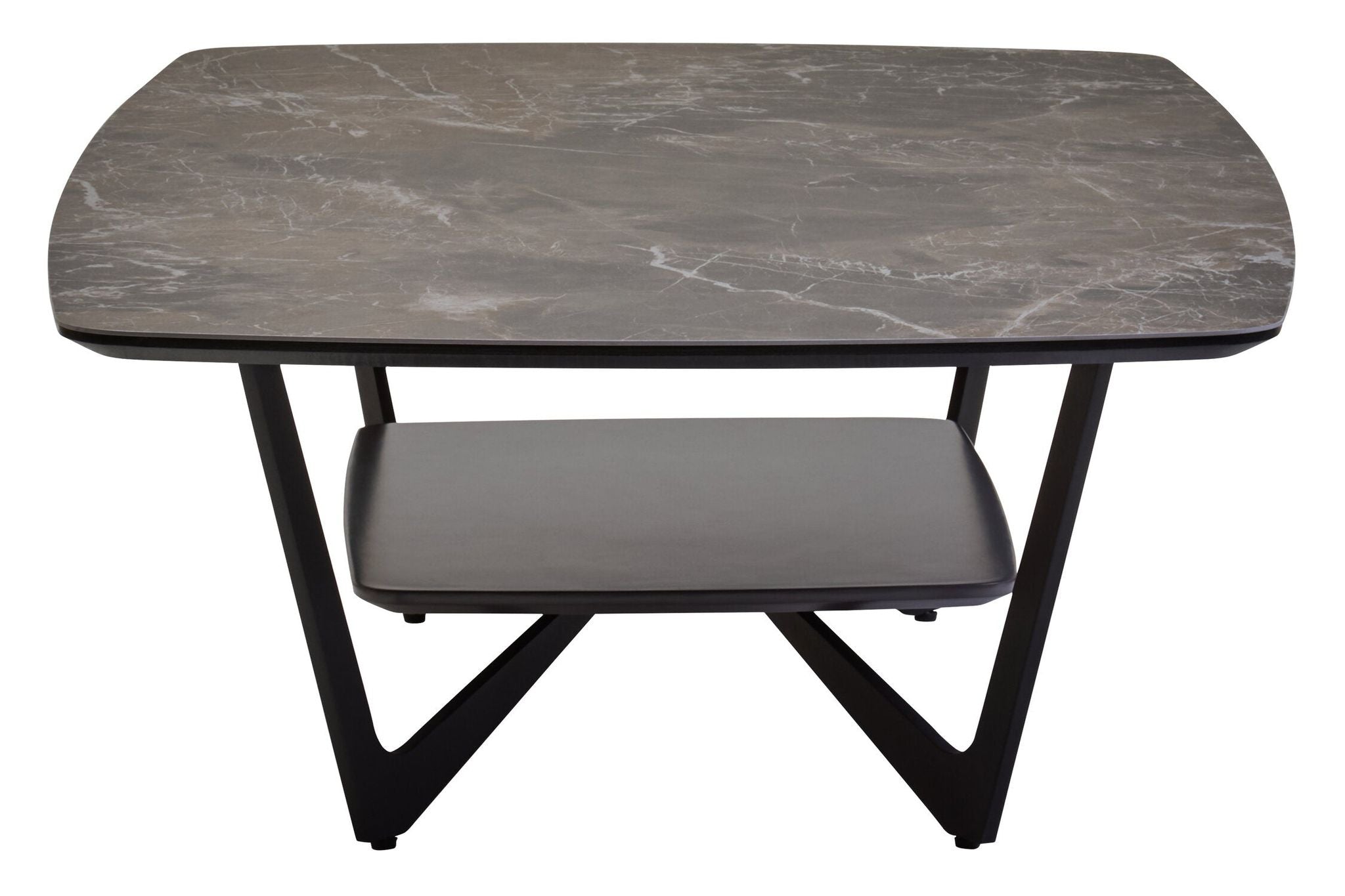 Image of Imperia Grey Ceramic Marble Effect Coffee Table