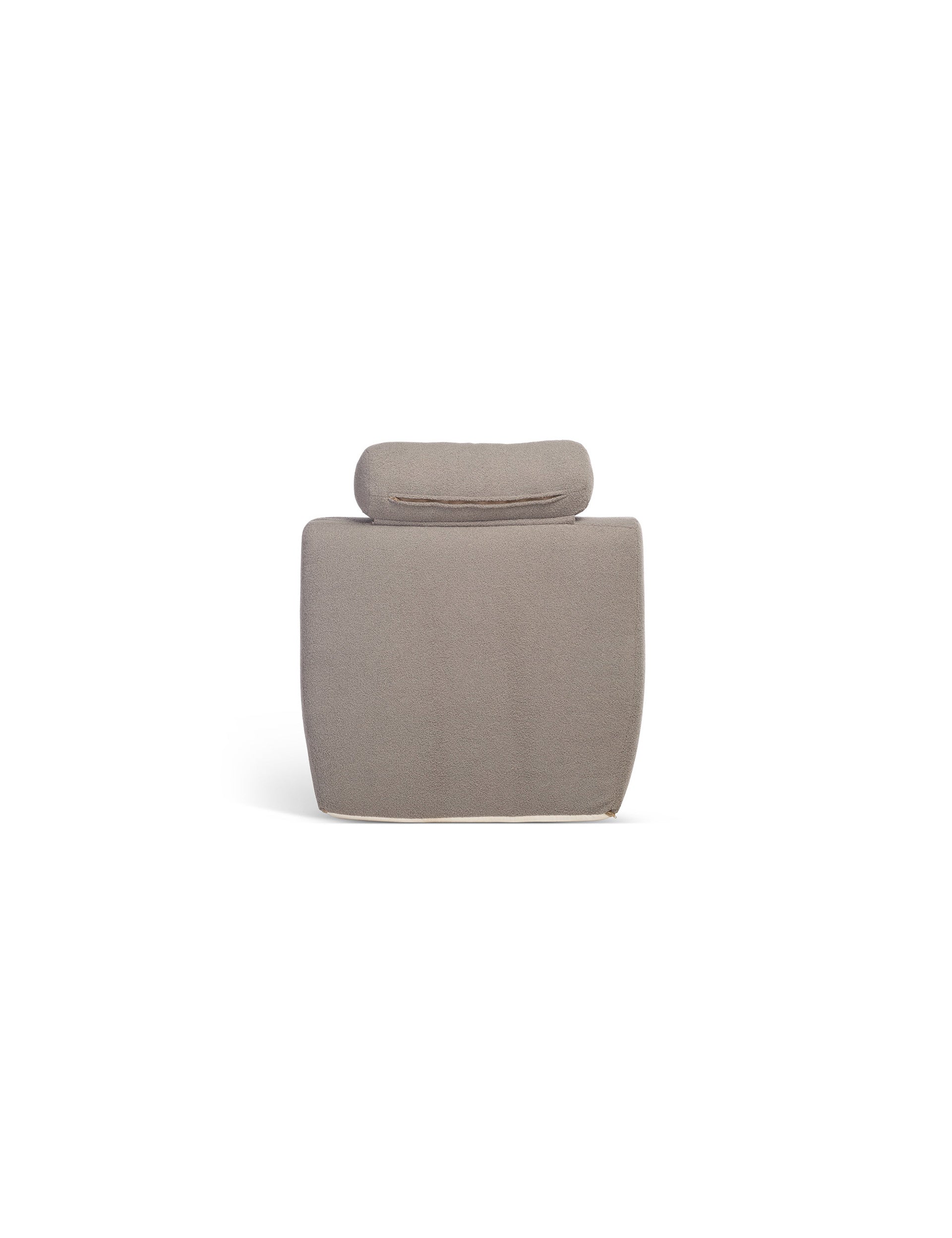 Arlo Shadow Grey UK Boucle Lounge Chair