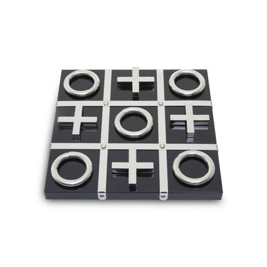 Image of Flos Black And Silver Tic Tac Toe Game