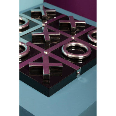 Image of Flos Black And Silver Tic Tac Toe Game