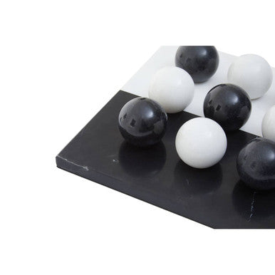Image of Flos Black And White Tic Tac Toe Marble Game
