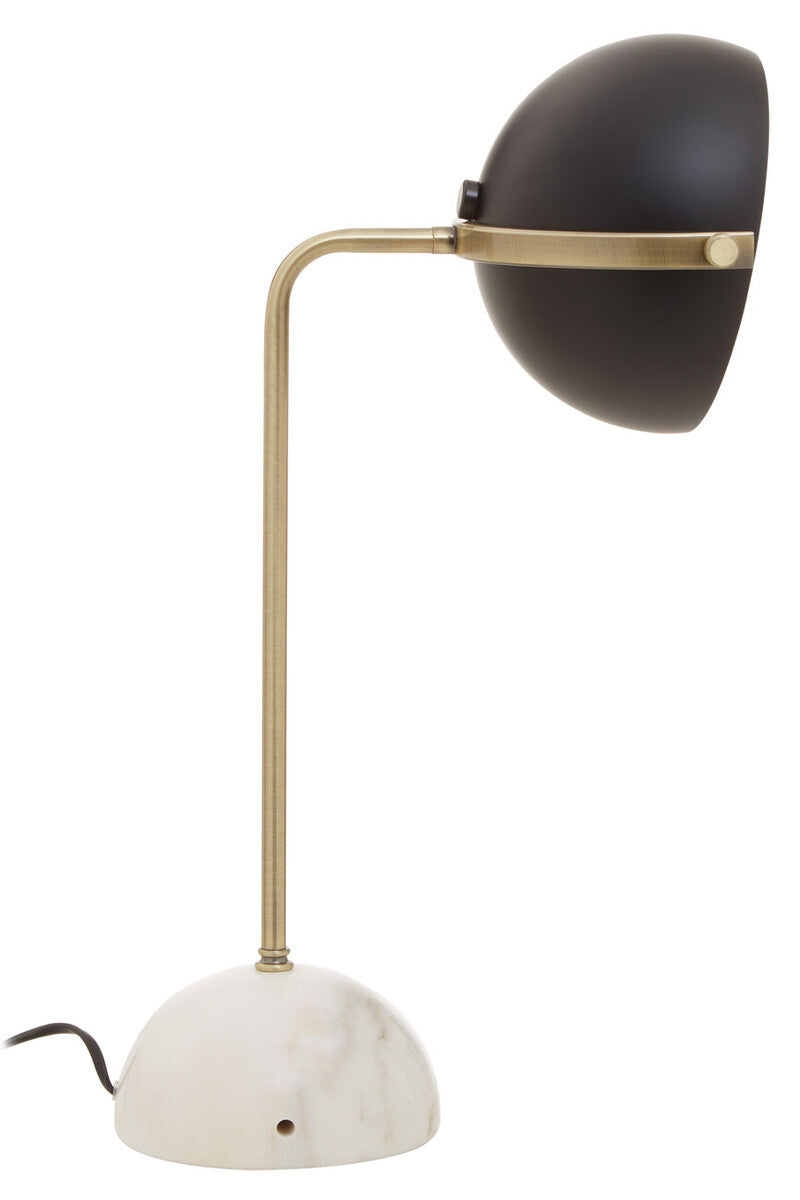 Image of Murdoch Brass Finish Table Lamp with Marble Base