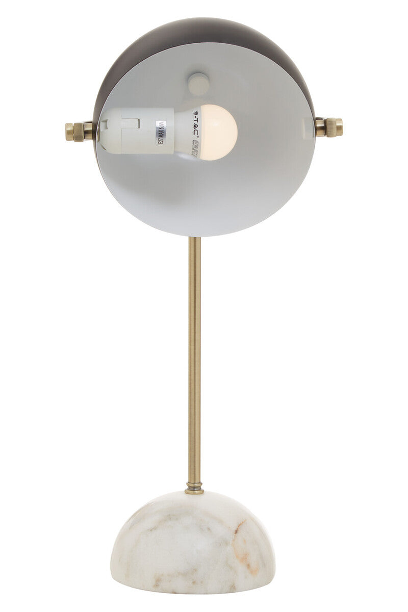 Image of Murdoch Brass Finish Table Lamp with Marble Base