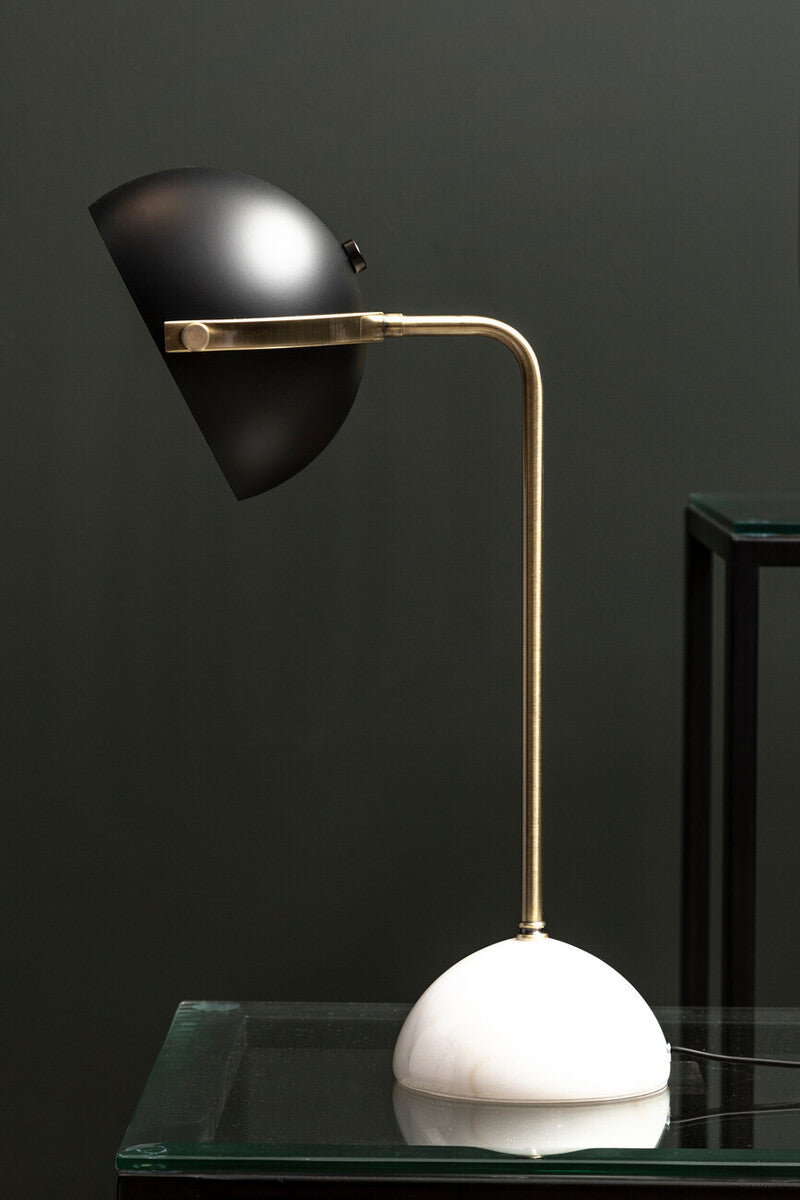 Image of Murdoch Brass Finish Table Lamp with Marble Base