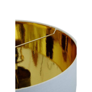 Image of Ebony Black Marble Table Lamp Chrome Base