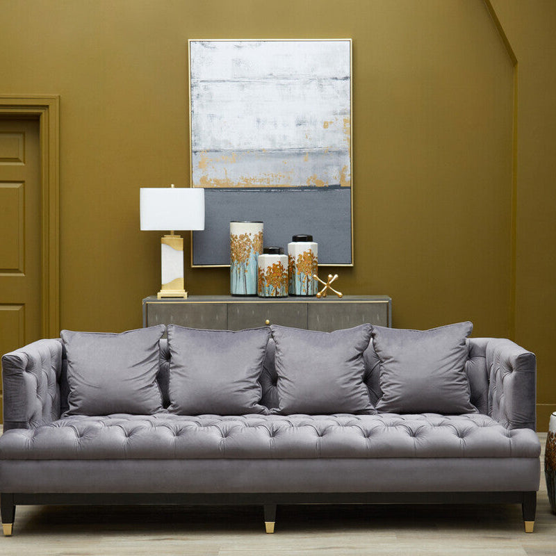Image of Edith Table Lamp in White Marble and Gold
