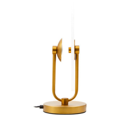 Image of Waldorf White Marble And Gold Finish Table Lamp