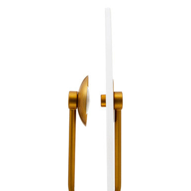 Image of Waldorf White Marble And Gold Finish Table Lamp